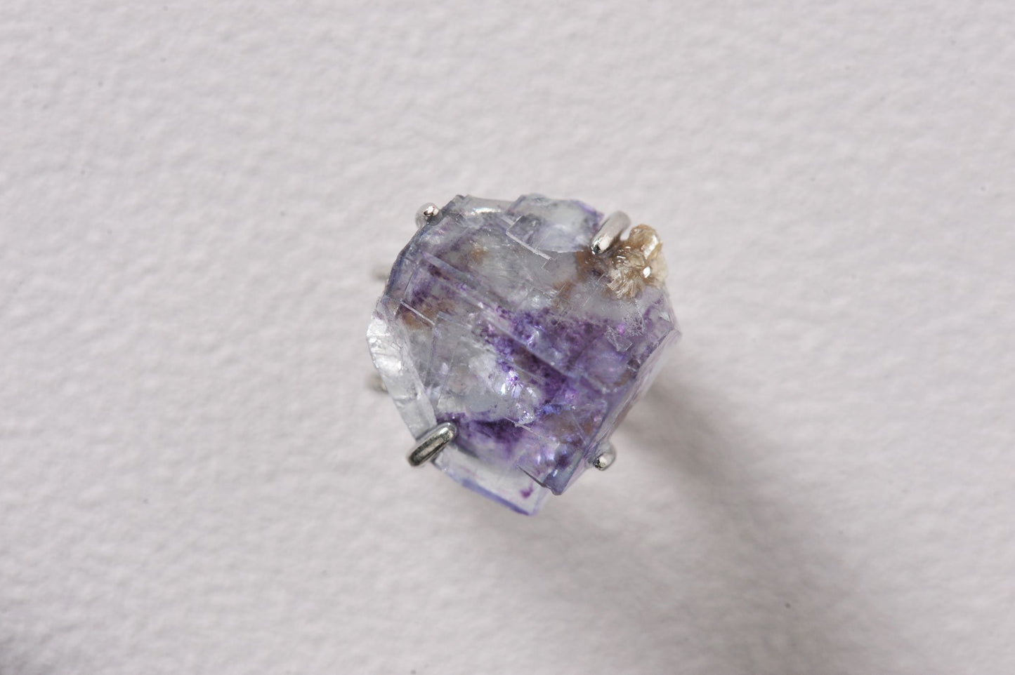 Higher Insight Fluorite Pyramid Ring