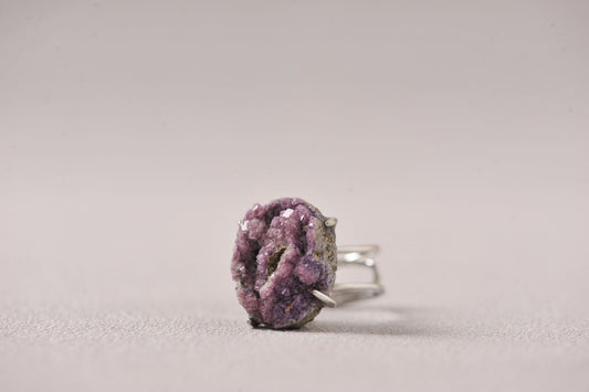 Cobaltoan Calcite Emotional Booster Ring