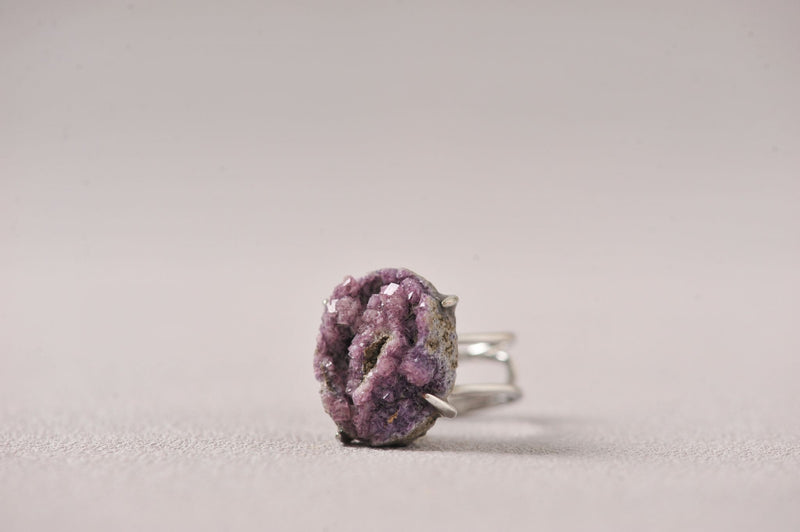 Cobaltoan Calcite Emotional Booster Ring