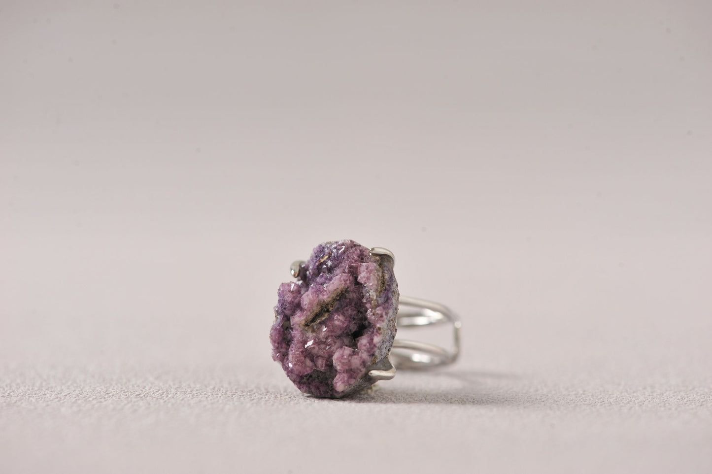 Cobaltoan Calcite Emotional Booster Ring