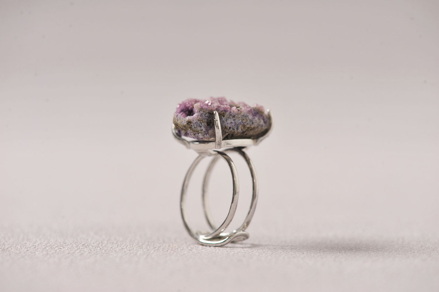 Cobaltoan Calcite Emotional Booster Ring