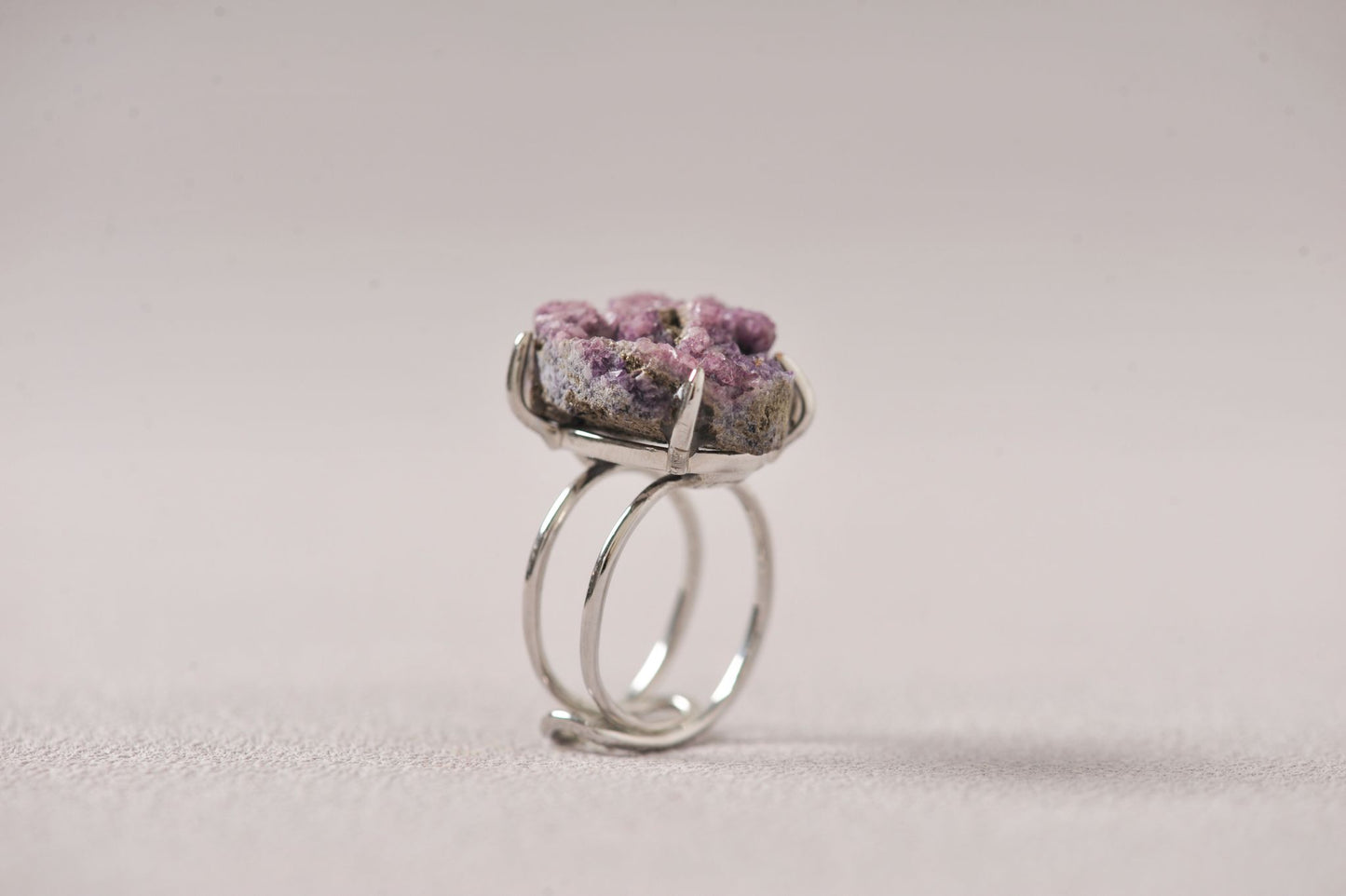 Cobaltoan Calcite Emotional Booster Ring
