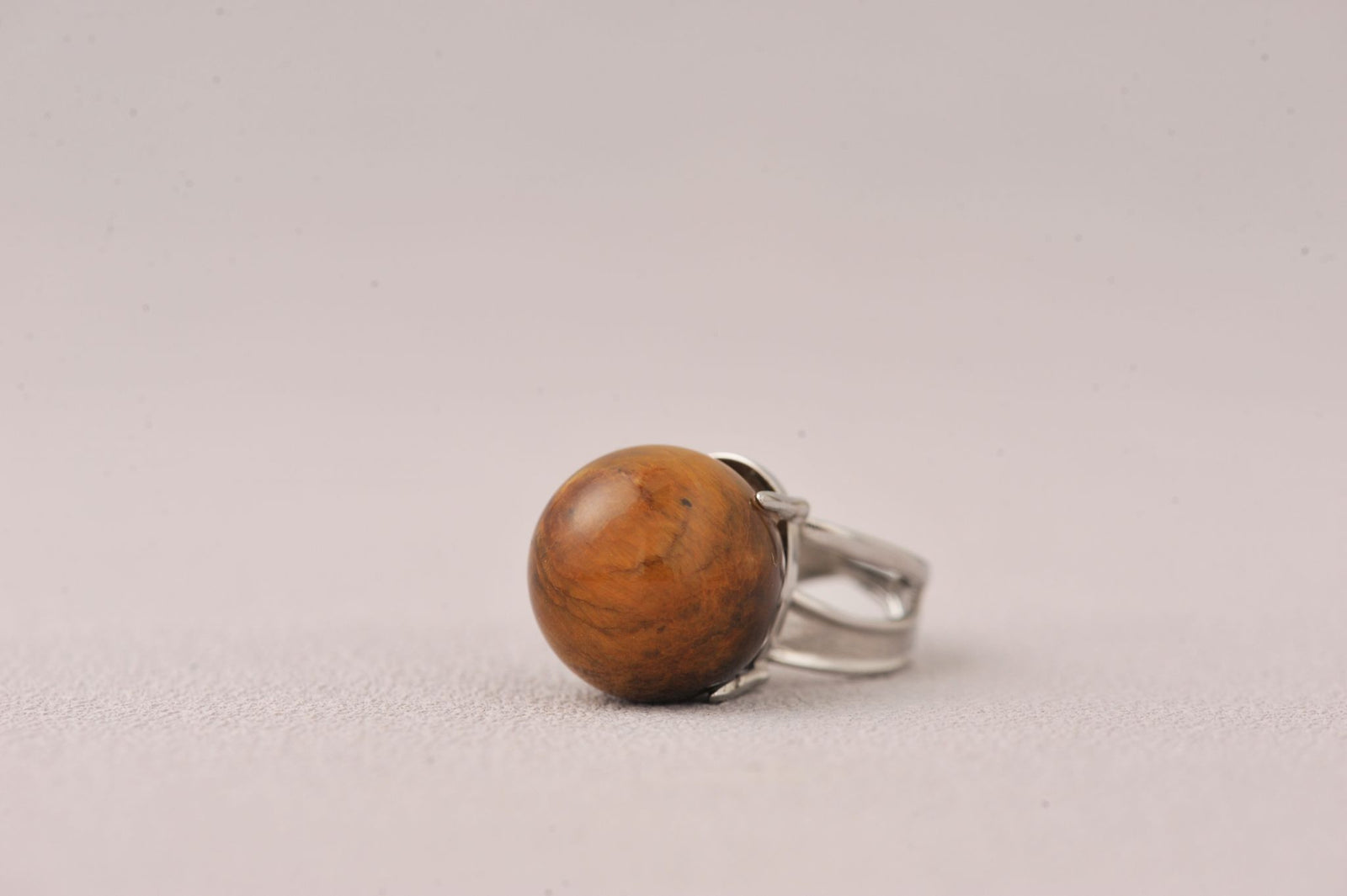 Soul Blueprint Activator Ring Tiger’s Eye Sphere Ring