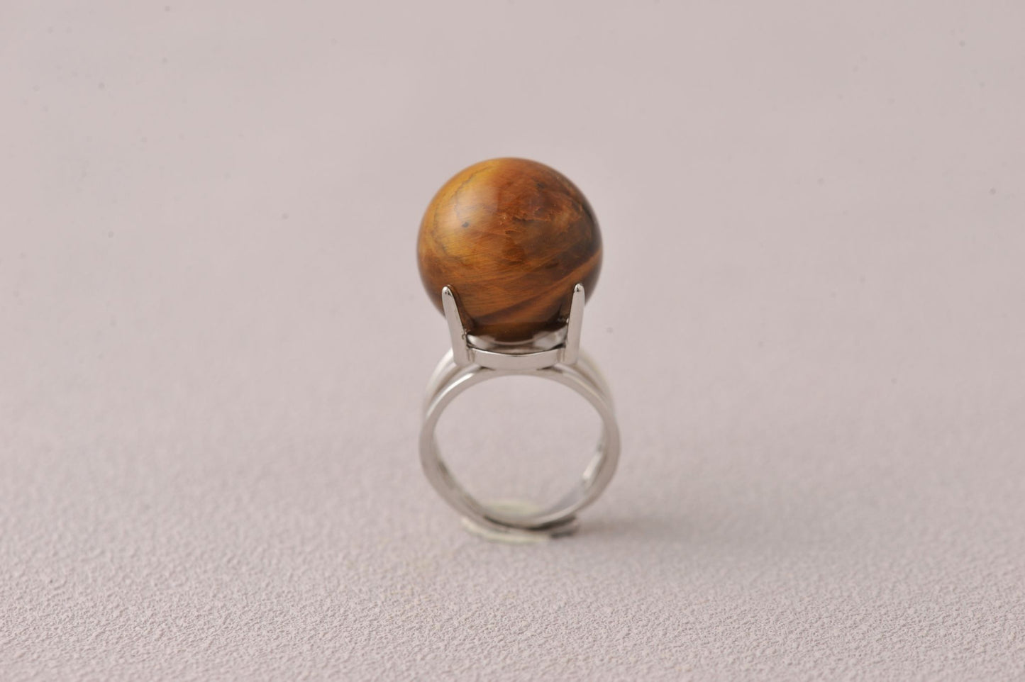 Soul Blueprint Activator Ring Tiger’s Eye Sphere Ring