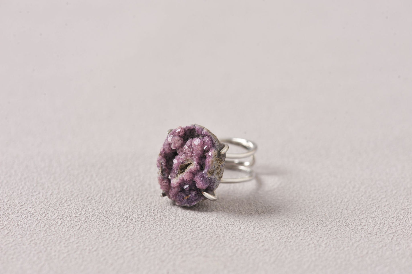 Cobaltoan Calcite Emotional Booster Ring