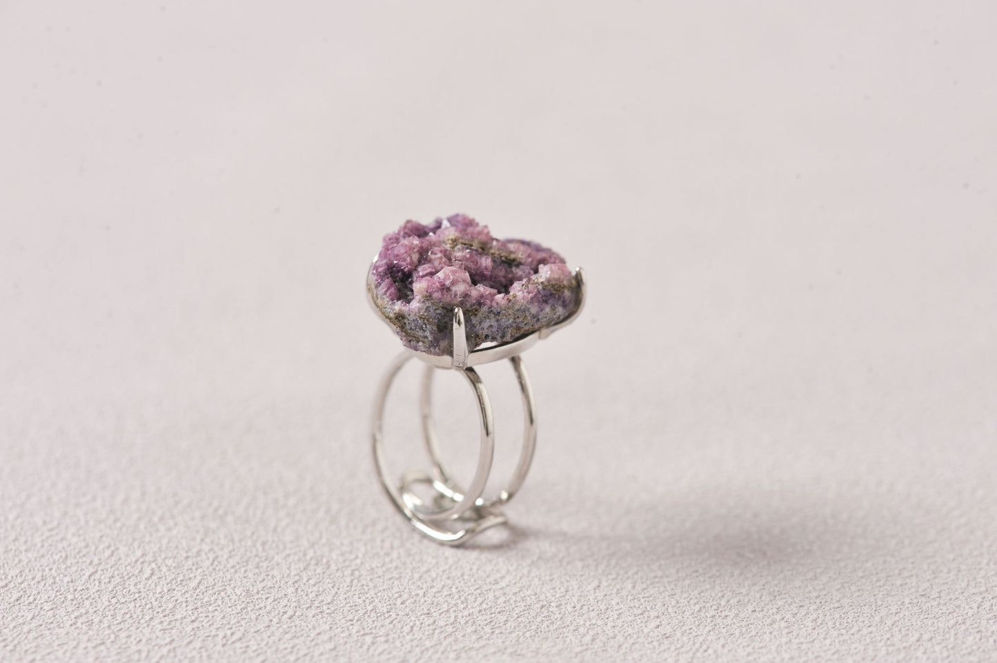 Cobaltoan Calcite Emotional Booster Ring