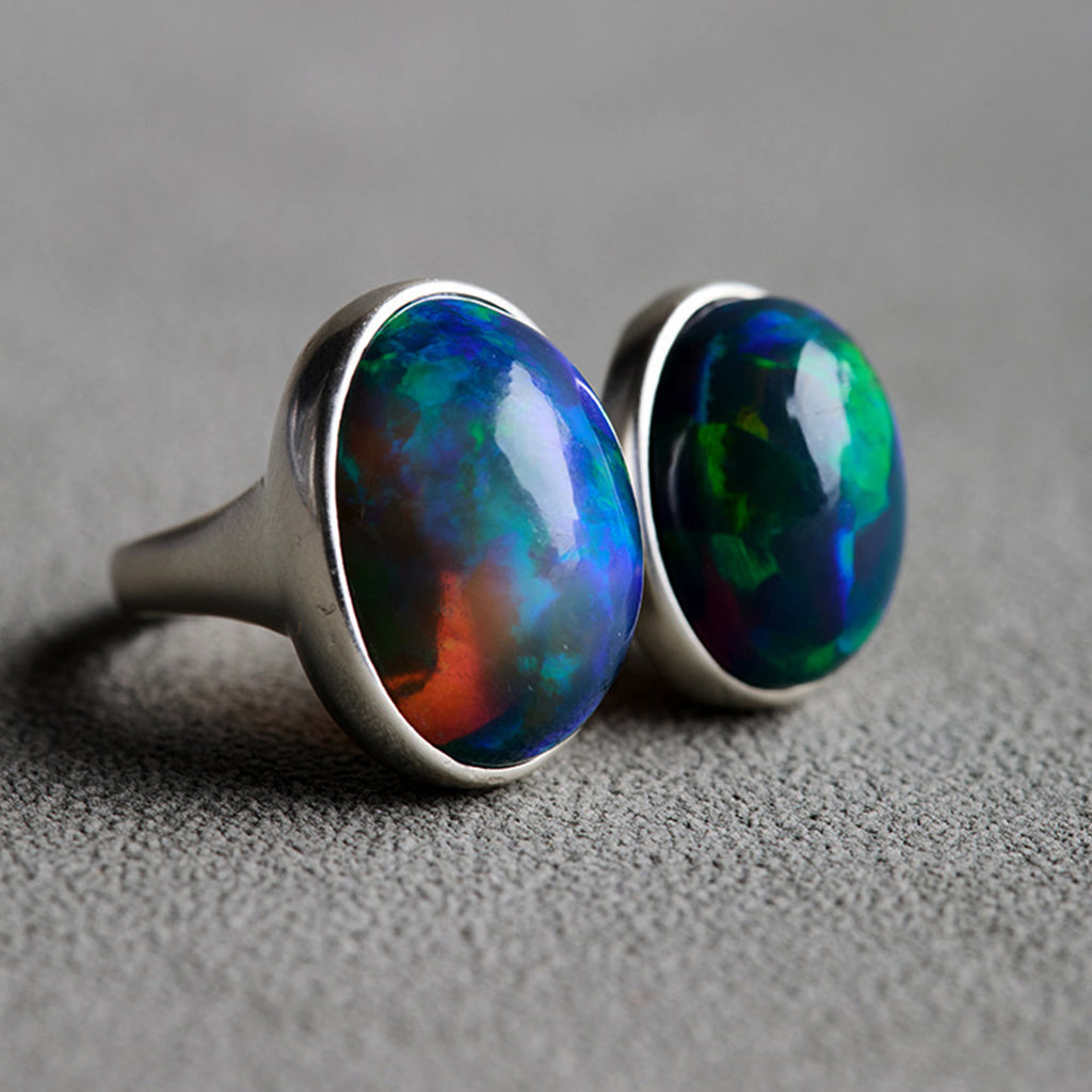 Attracting Prosperity Unique Opal Ring