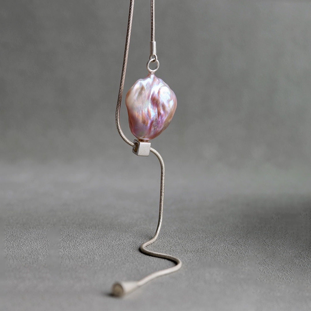 Charisma Bloom Baroque Pearl Lariat Necklace