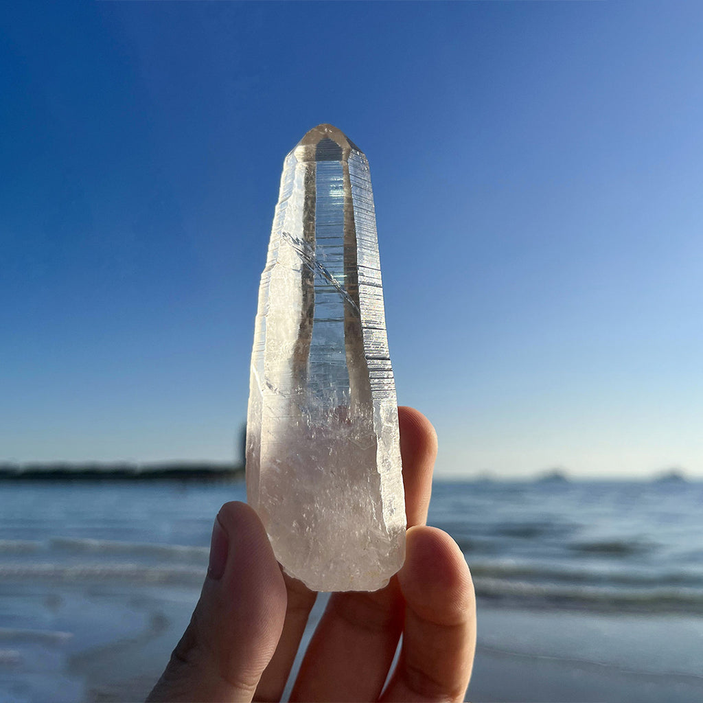 94g Lemurian Laser Quartz Akashic Infinite Energy Wand