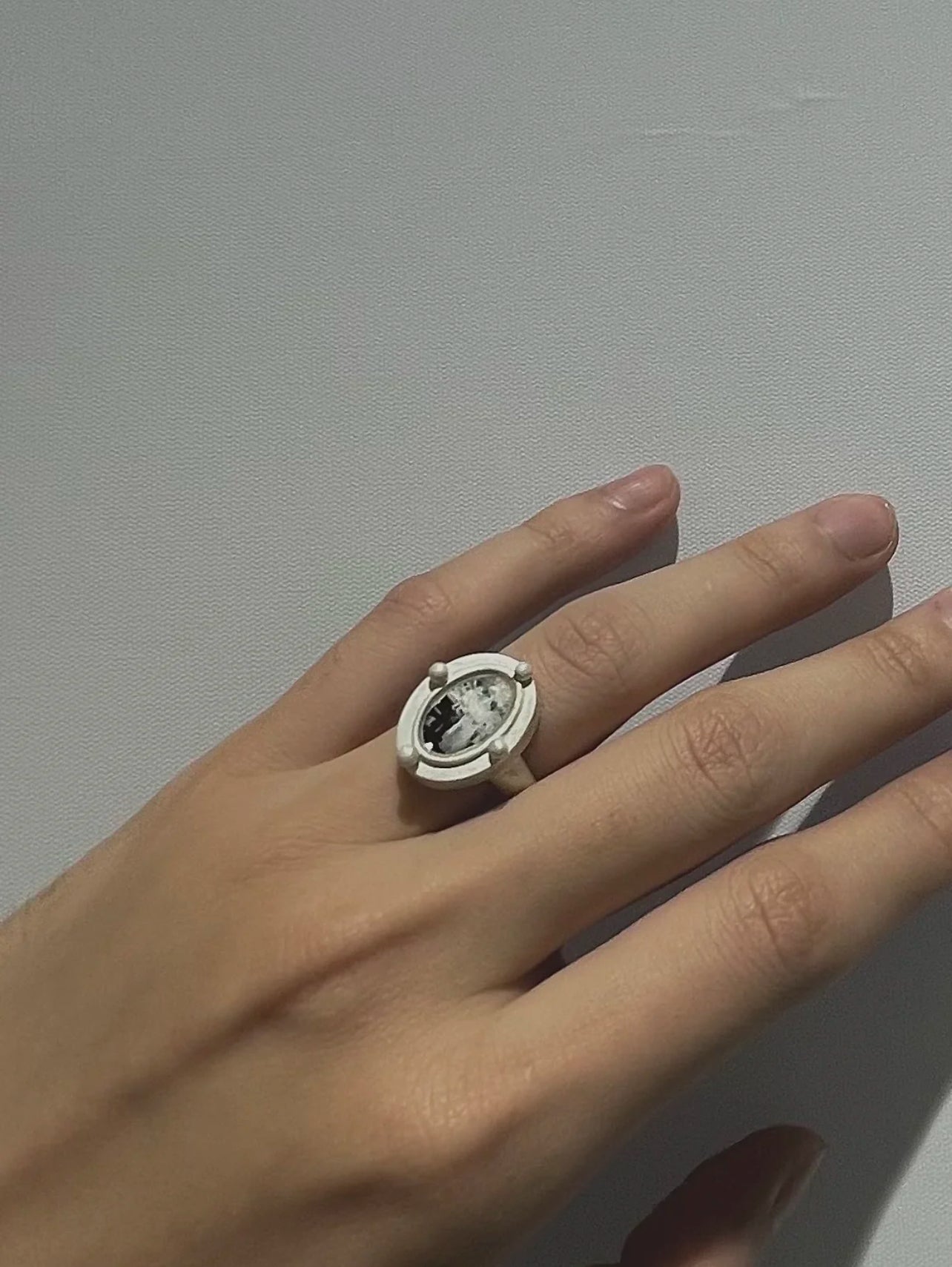 Captured Moments Personalized Photo-Etched Sterling Silver Ring