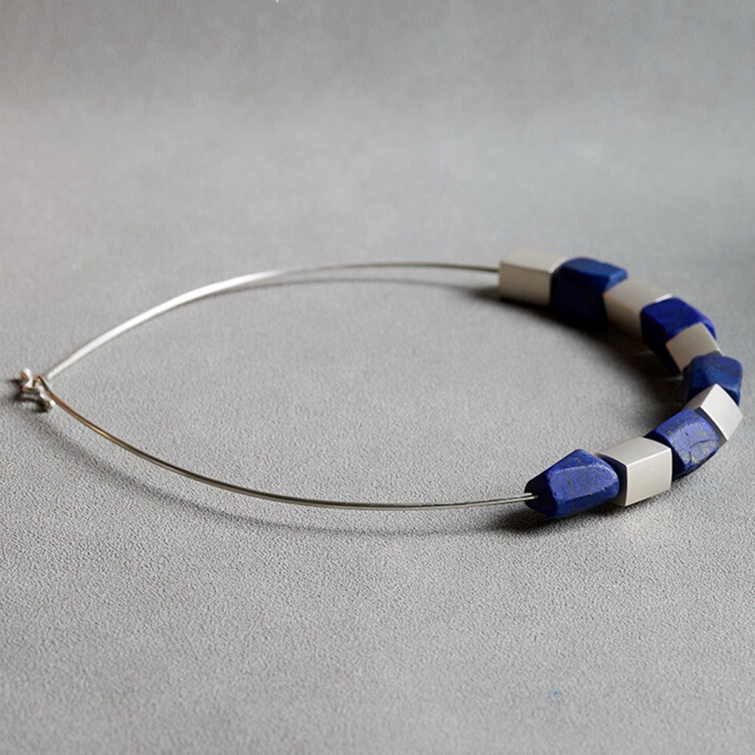 Wisdom Truth Lapis Lazuli Sterling Silver Pendant