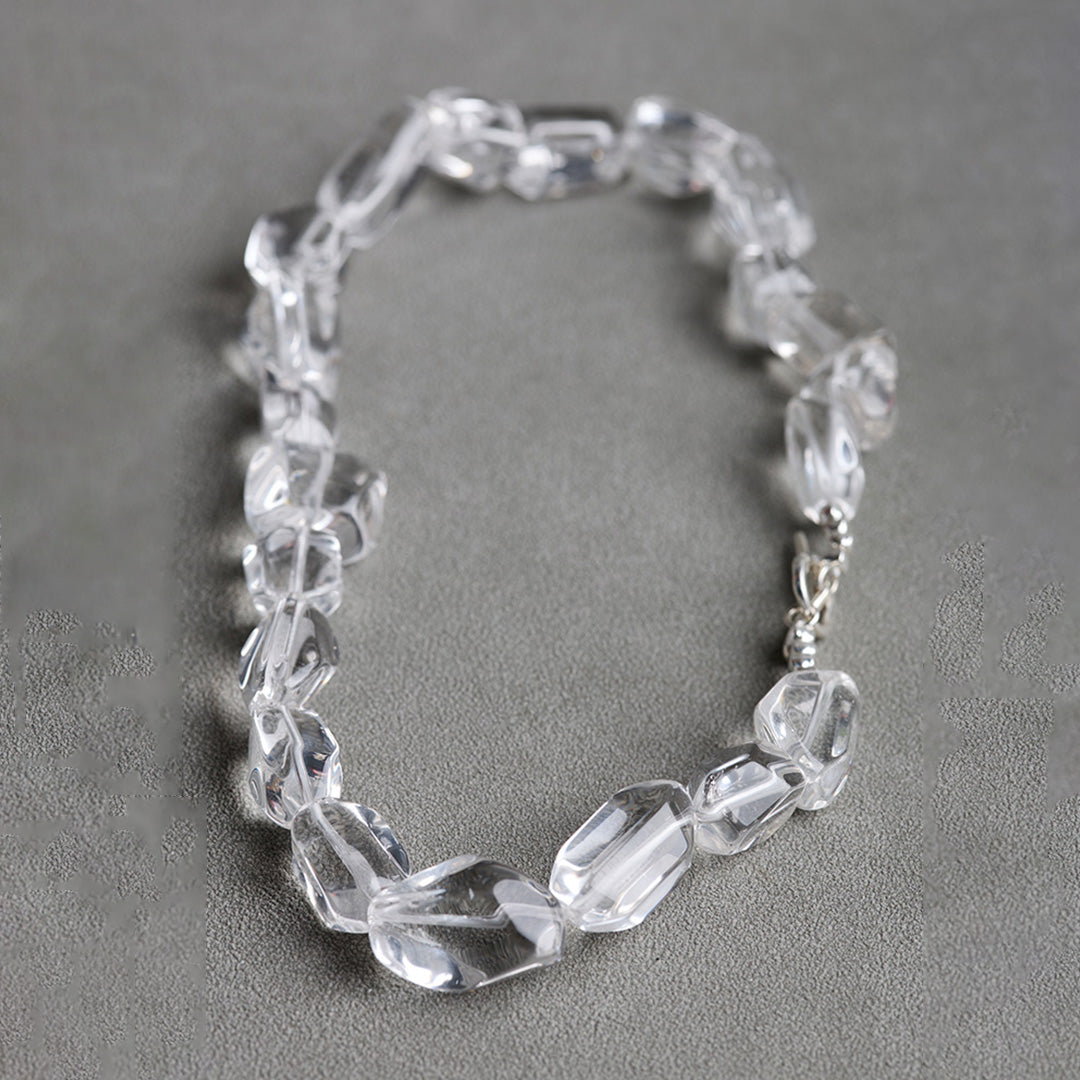 Revitalize Energy Clear Quartz Bead Necklace