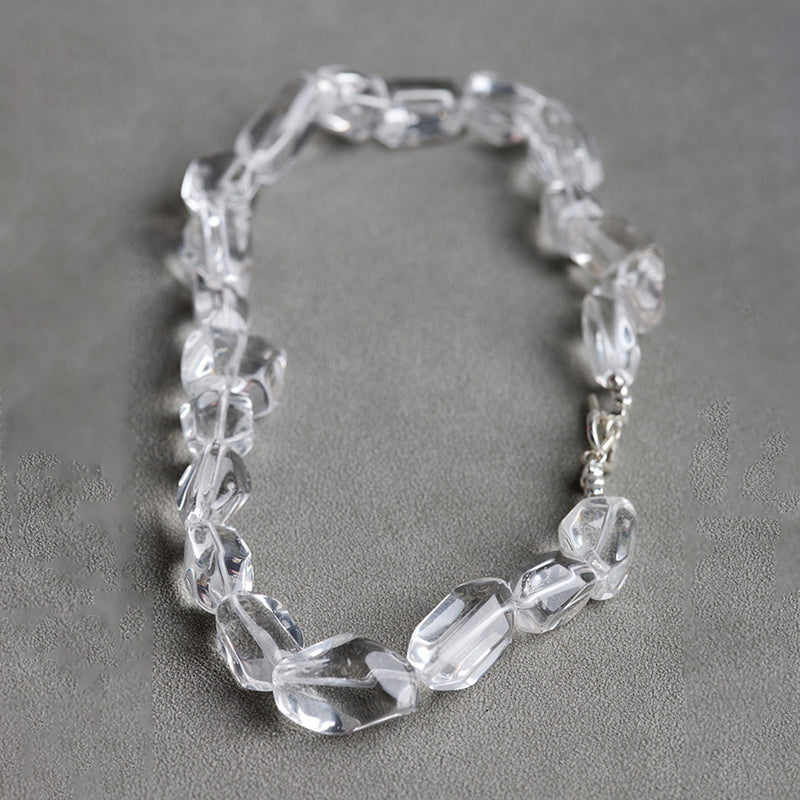 Revitalize Energy Clear Quartz Bead Necklace