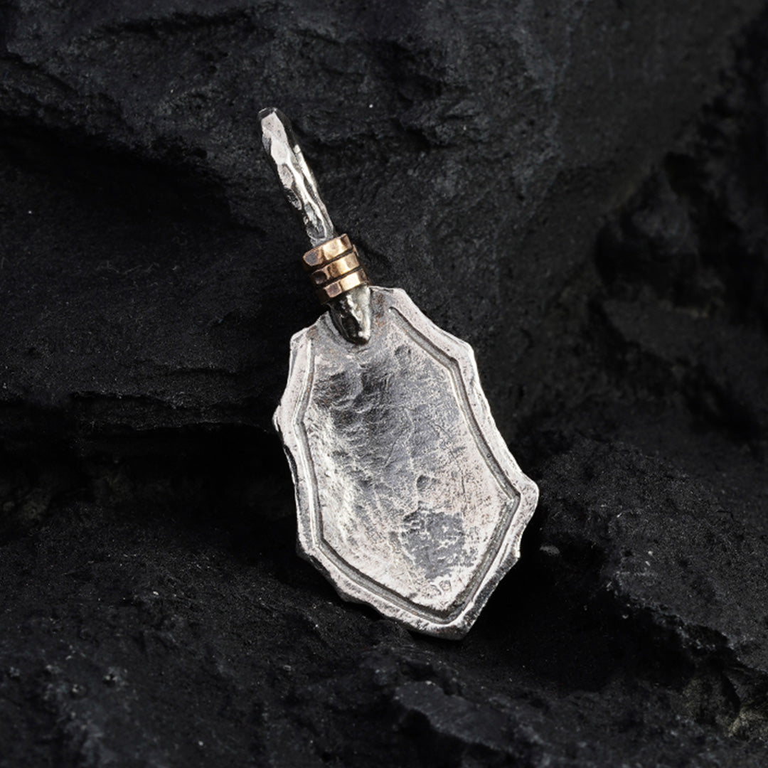 Liberated Handcrafted Turquoise Silver Pendant