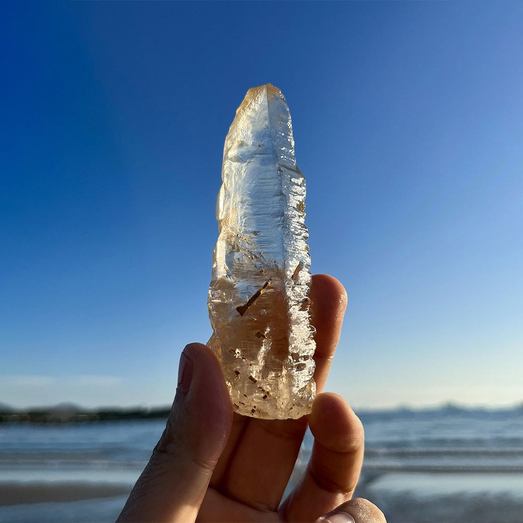 123g Frozen River - Himalayan Quartz Infinite Energy Wand