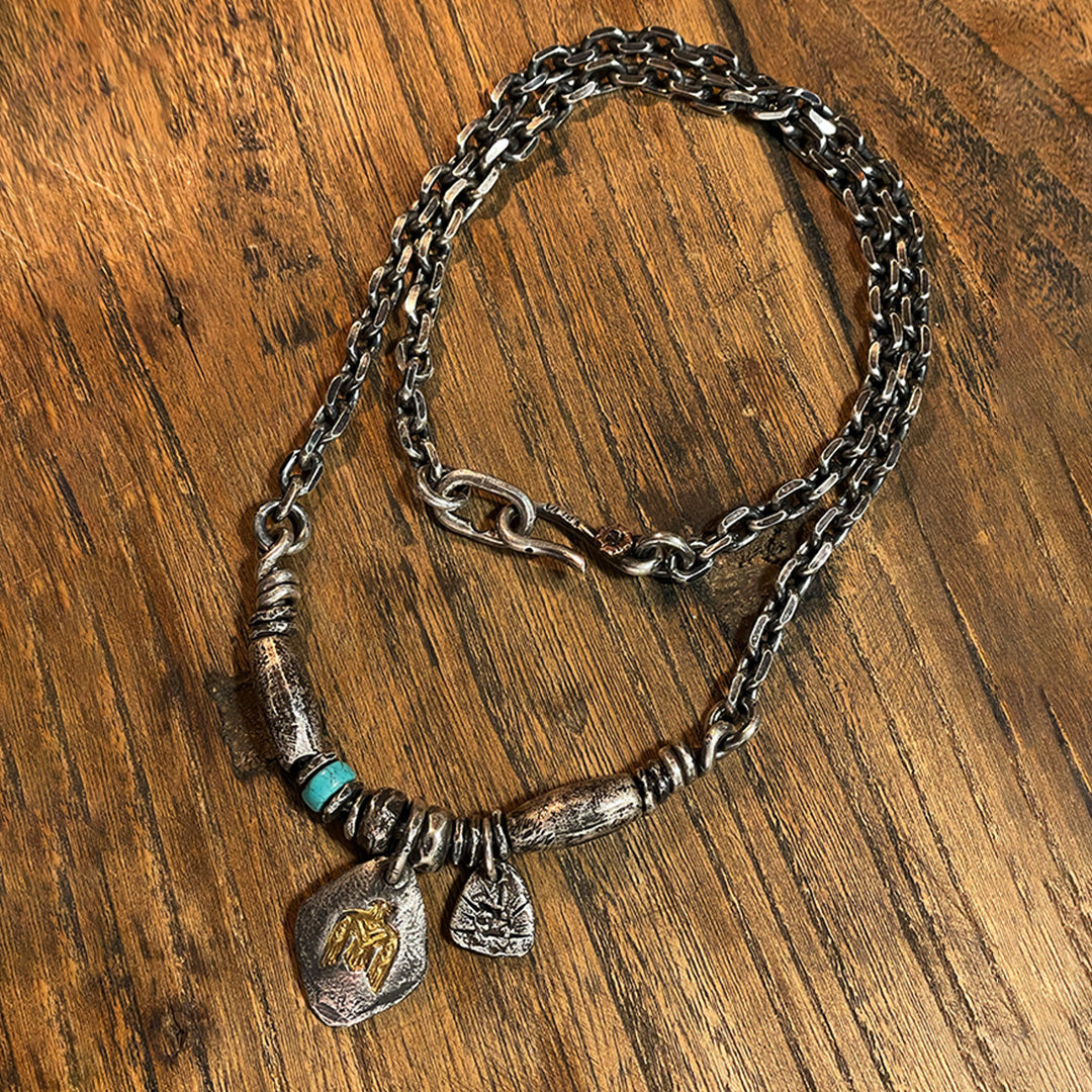 Untamed’s Mark Custom Engraved Turquoise Necklace