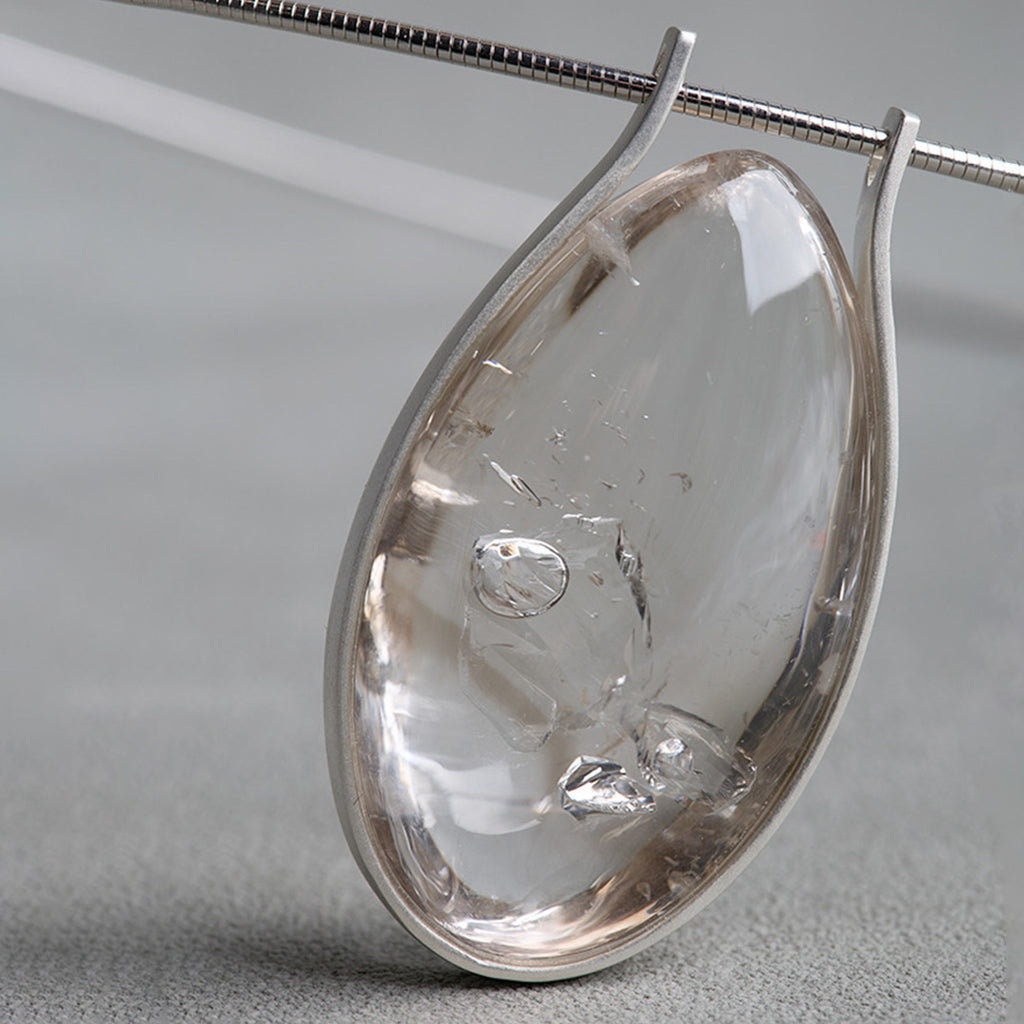 Ancient Flowing Enhydros Quart Pendant
