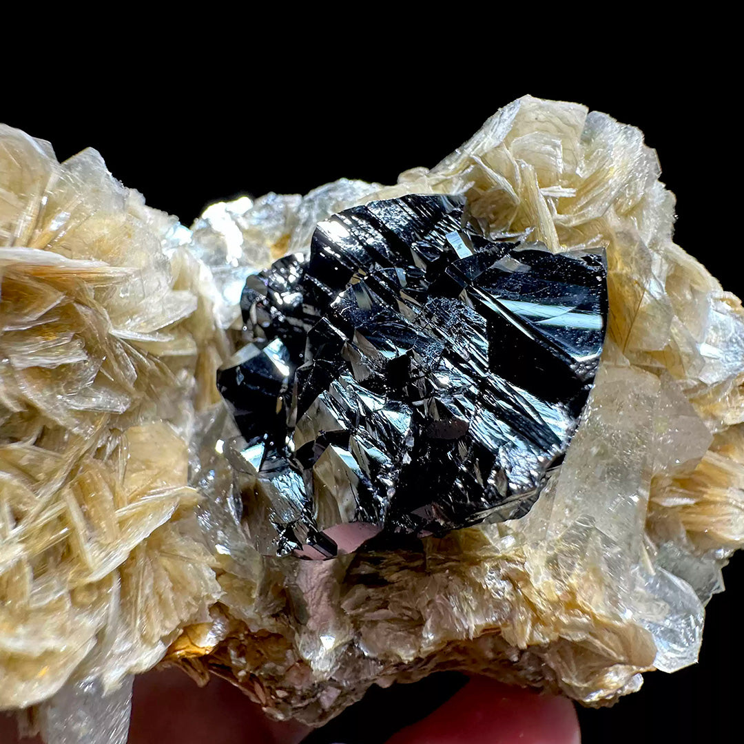 383g Cassiterite Aquamarine Mica Mineral Specimen