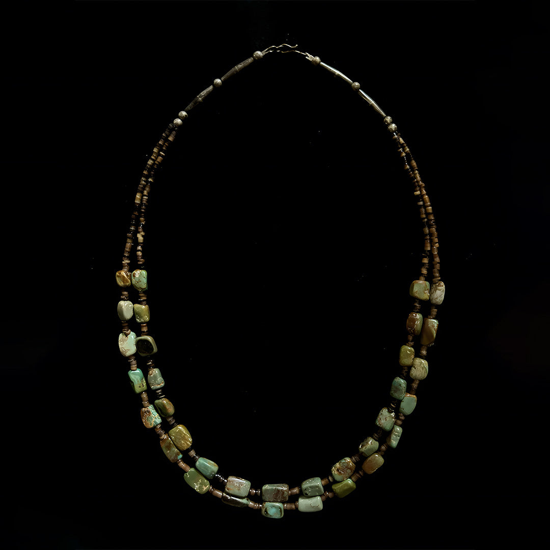 Earth-Toned Turquoise Necklace