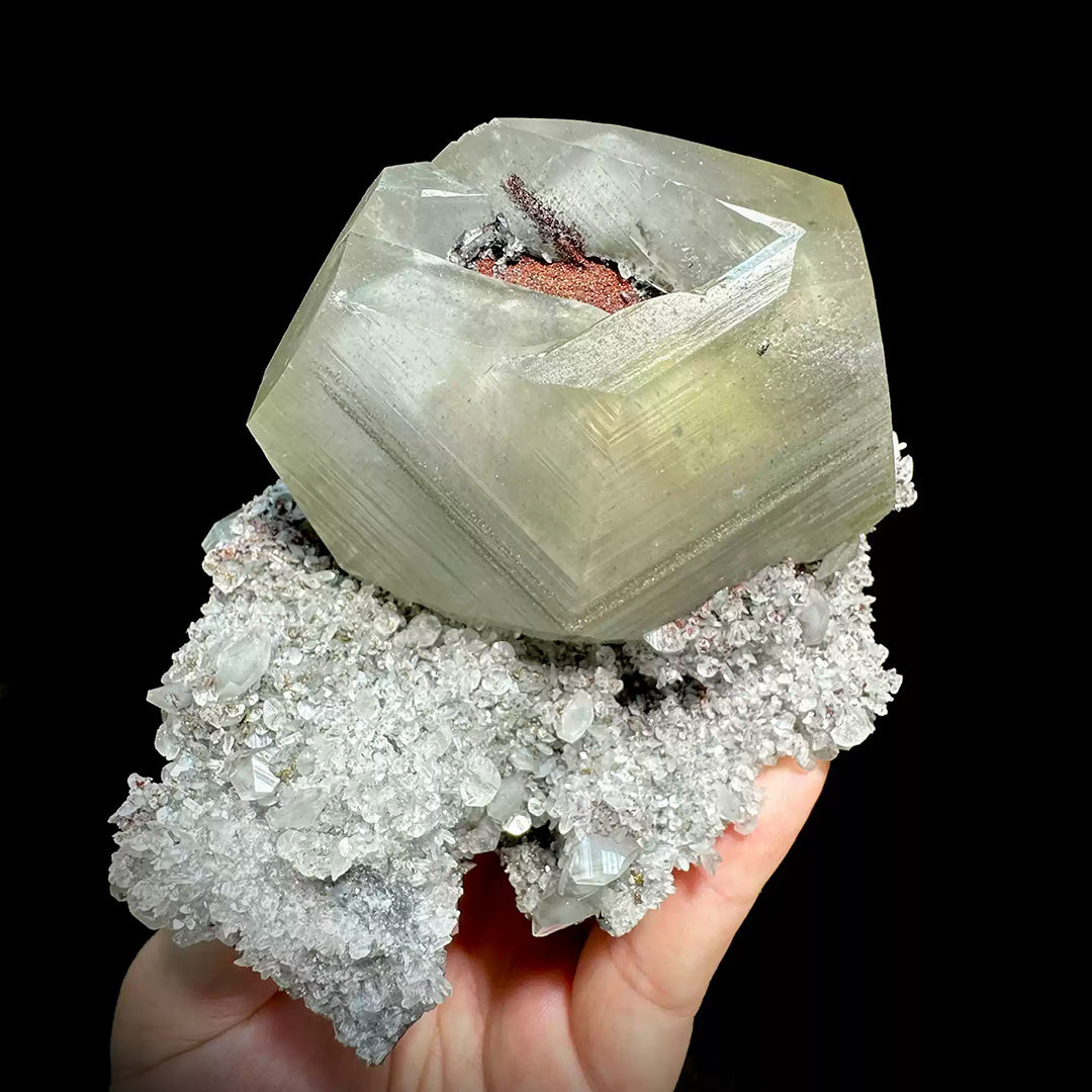 440g Exquisite Calcite Quartz Mineral Specimen