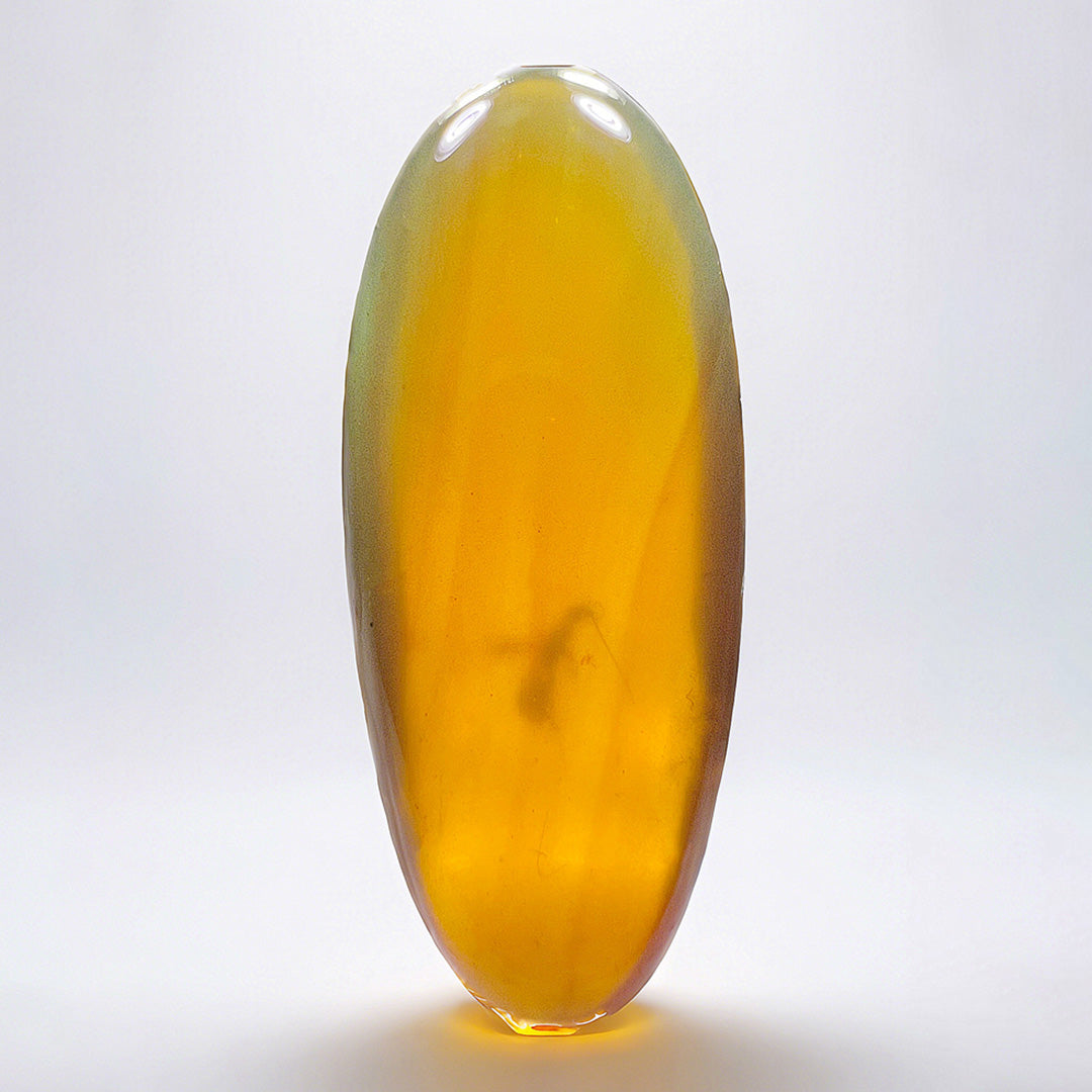 Clear Amber with Perfect Preserved Bee from Billion-Year-Old Era