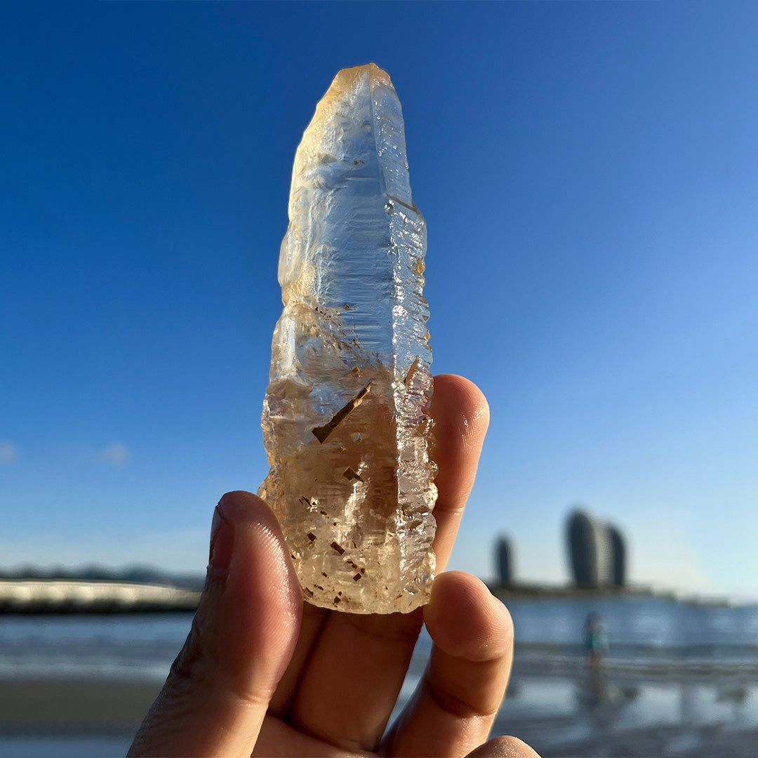 123g Himalayan Quartz Infinite Energy Wand