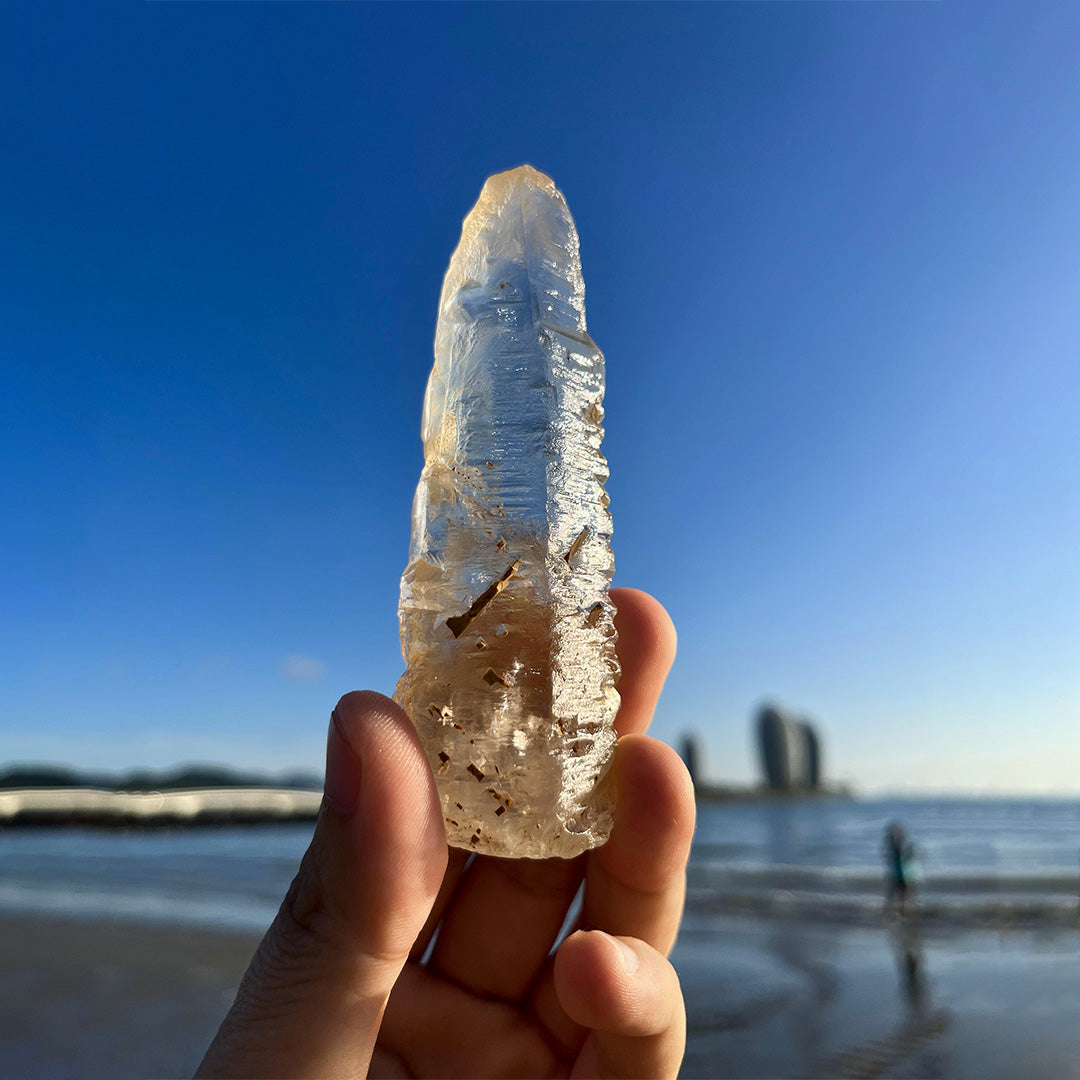 123g Himalayan Quartz Infinite Energy Wand