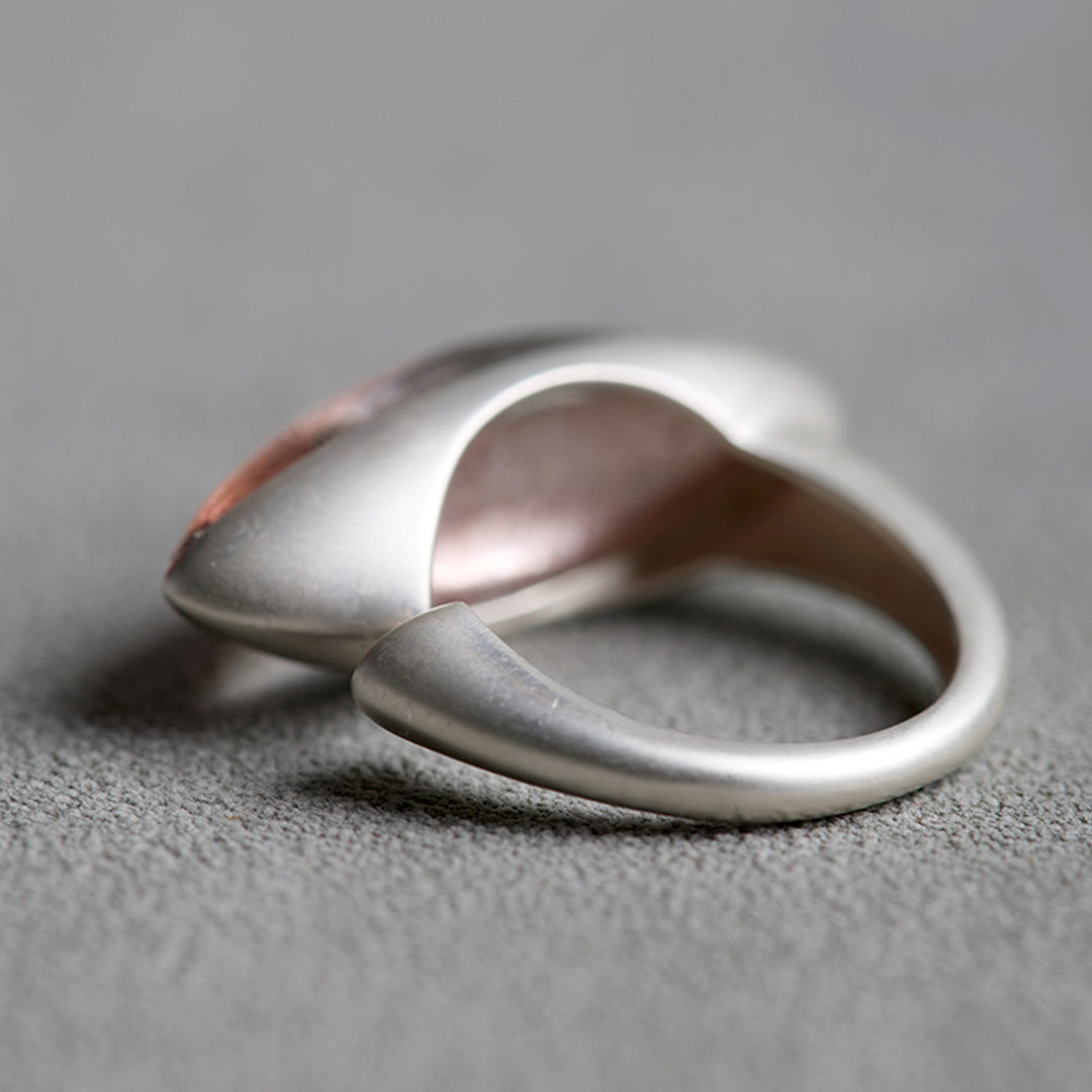 Luck & Love Golden Strawberry Quartz Ring