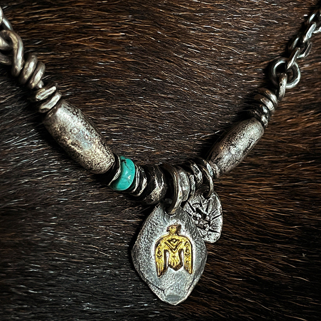 Untamed’s Mark Custom Engraved Turquoise Necklace