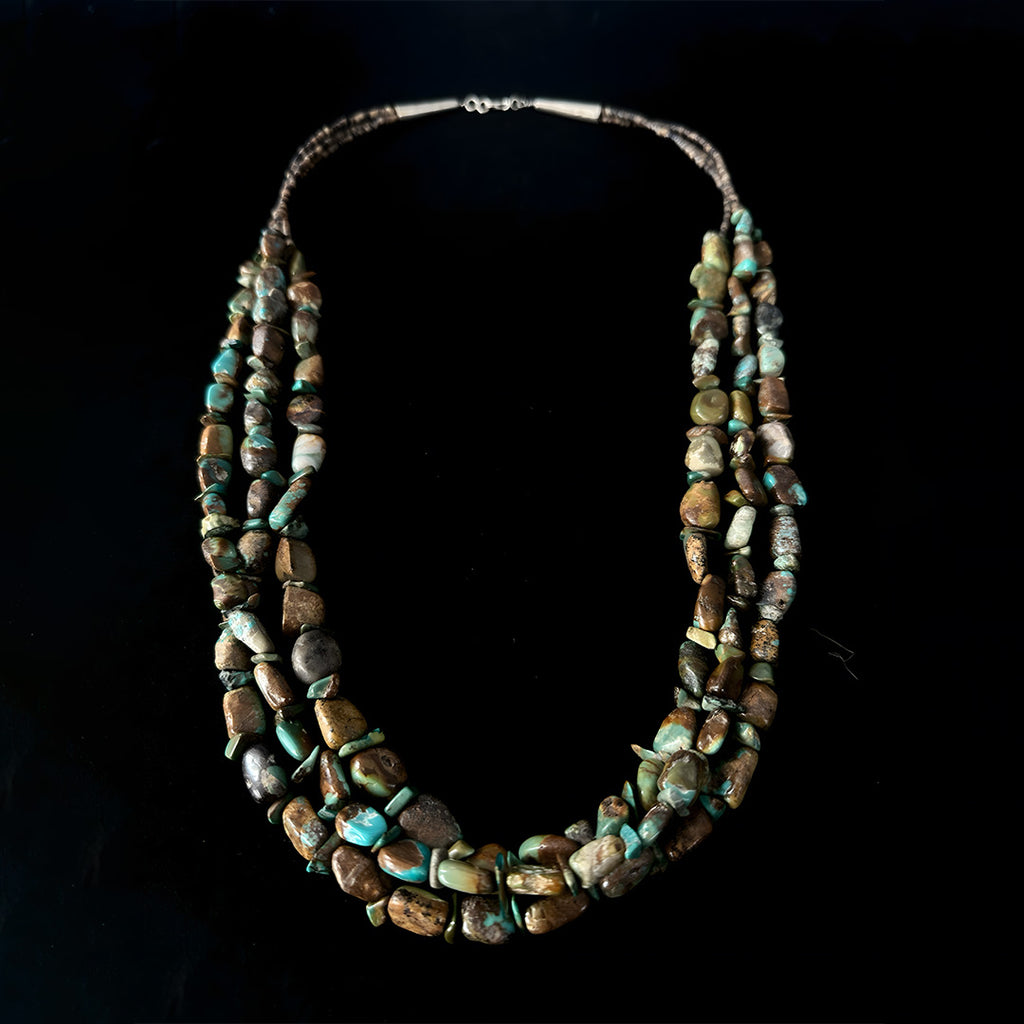 Unique Triple Layer Turquoise Necklace