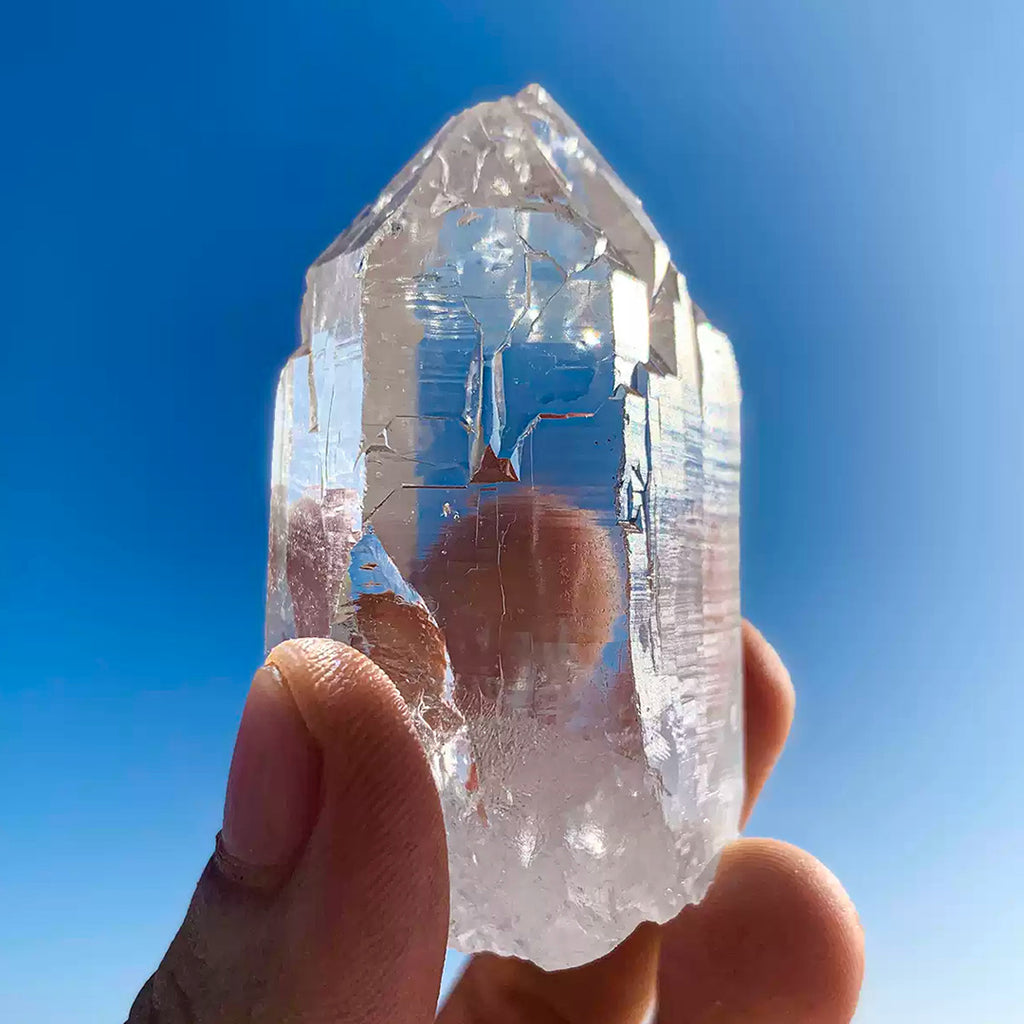 59g Himalayan Sacred Quartz Meditation Handheld Crystal Point