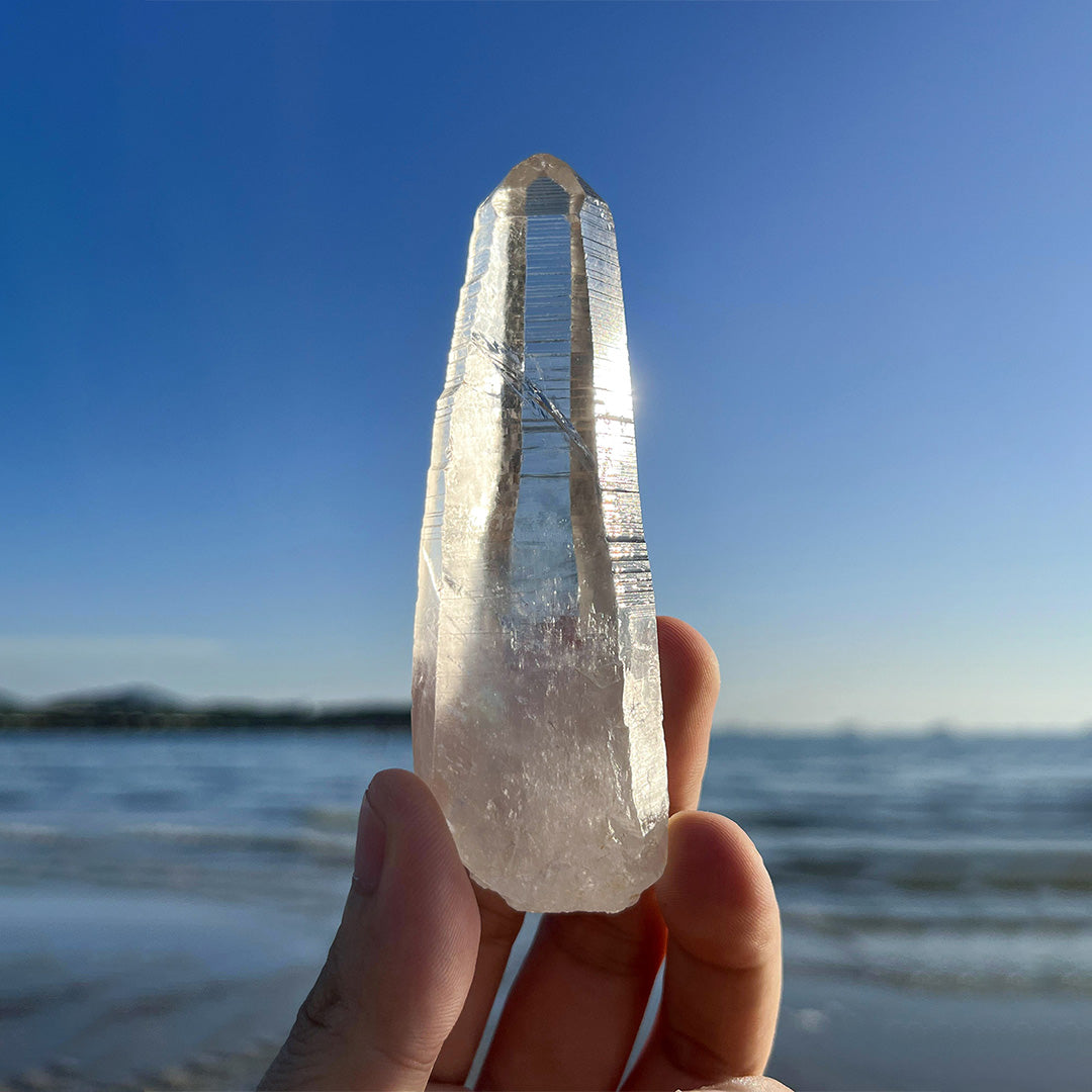 94g Lemurian Laser Quartz Akashic Infinite Energy Wand