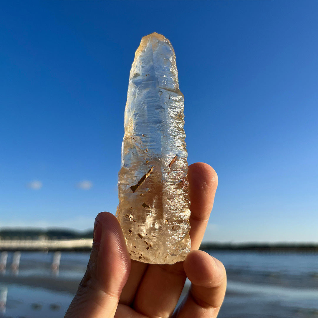 123g Himalayan Quartz Infinite Energy Wand
