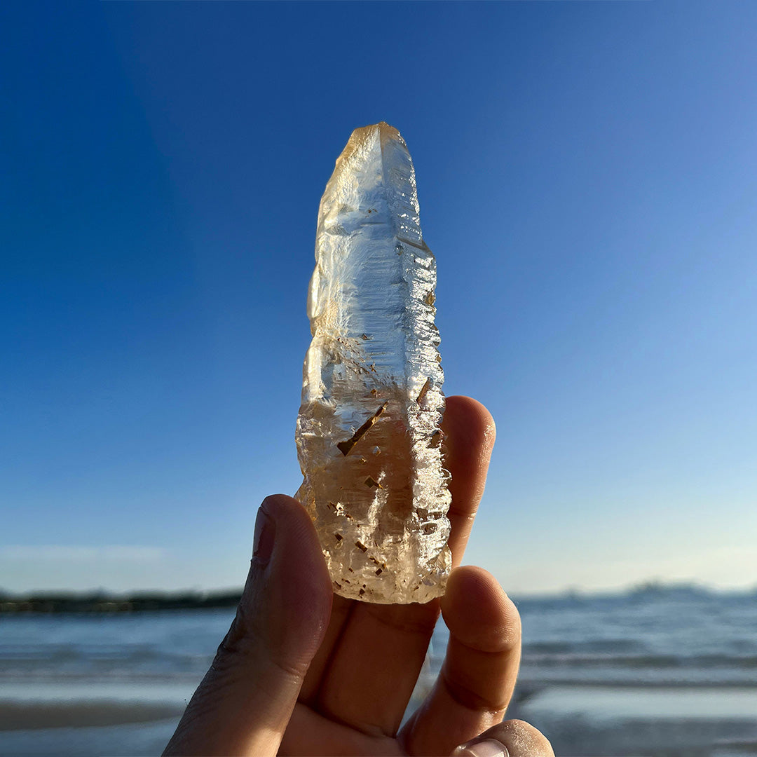 123g Himalayan Quartz Infinite Energy Wand
