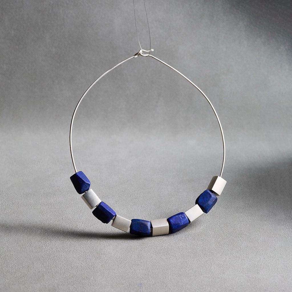 Wisdom Truth Lapis Lazuli Sterling Silver Pendant