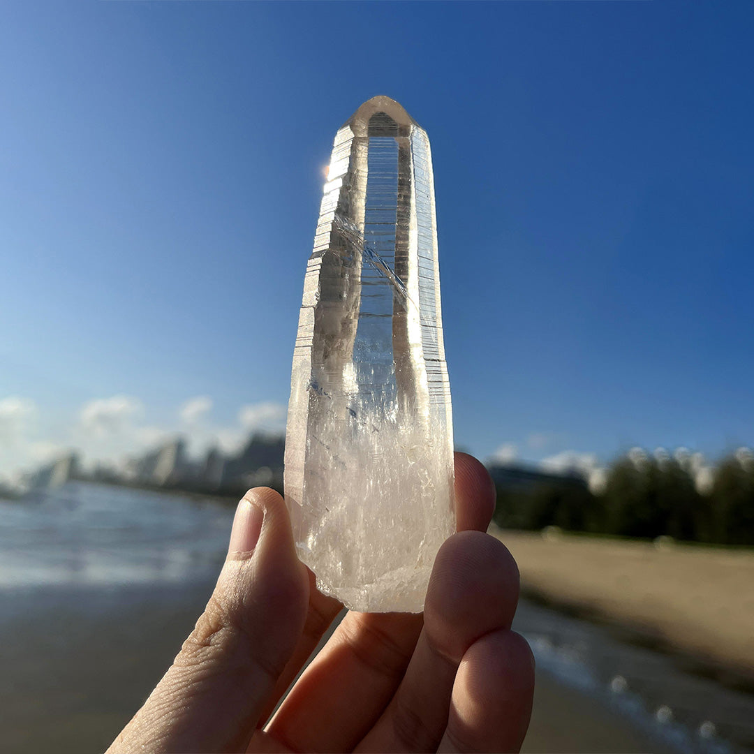 94g Lemurian Laser Quartz Akashic Infinite Energy Wand
