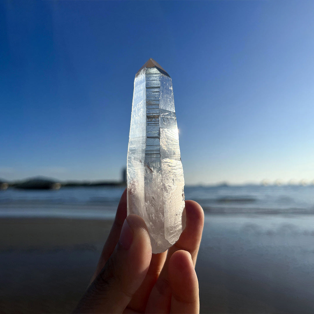 94g Lemurian Laser Quartz Akashic Infinite Energy Wand