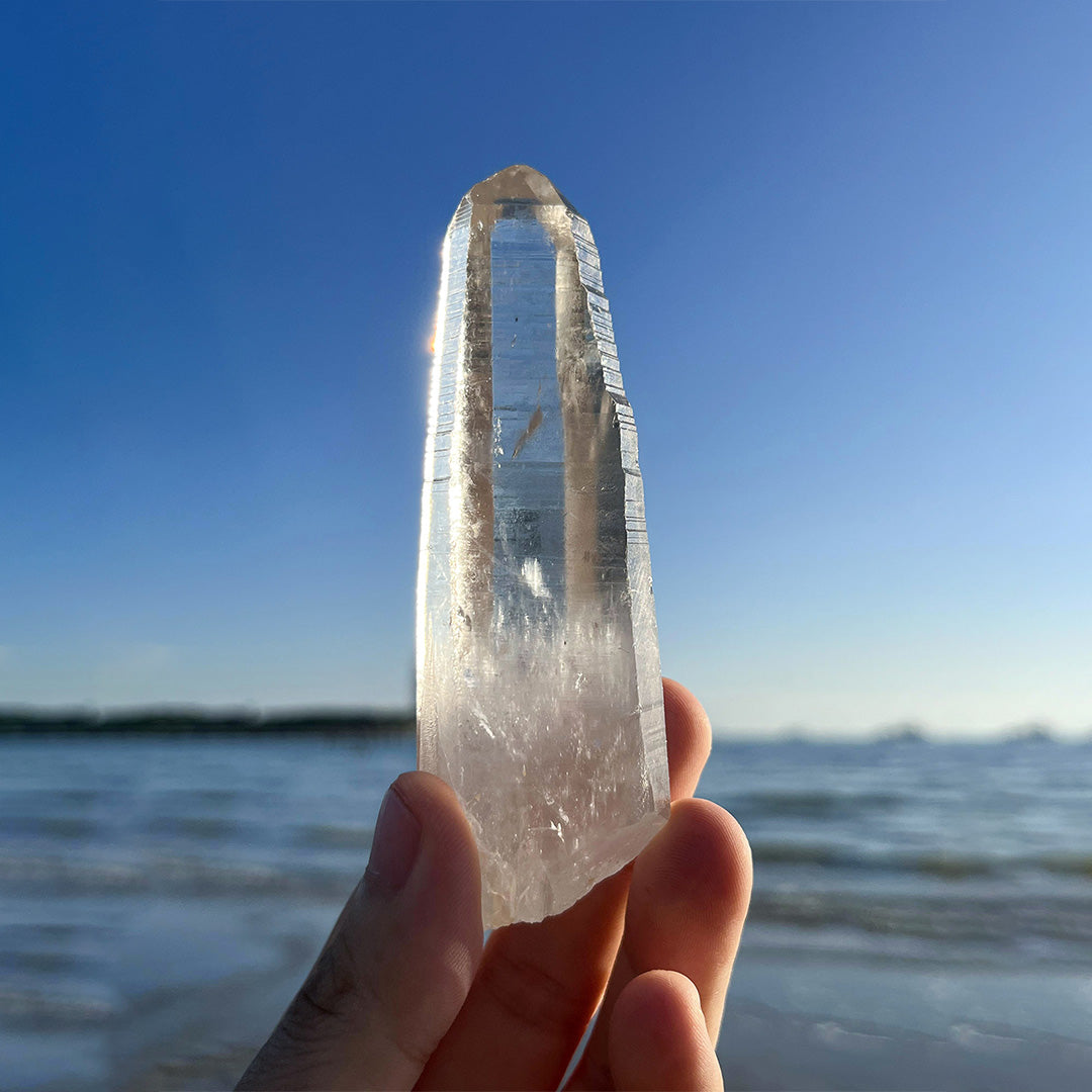 94g Lemurian Laser Quartz Akashic Infinite Energy Wand