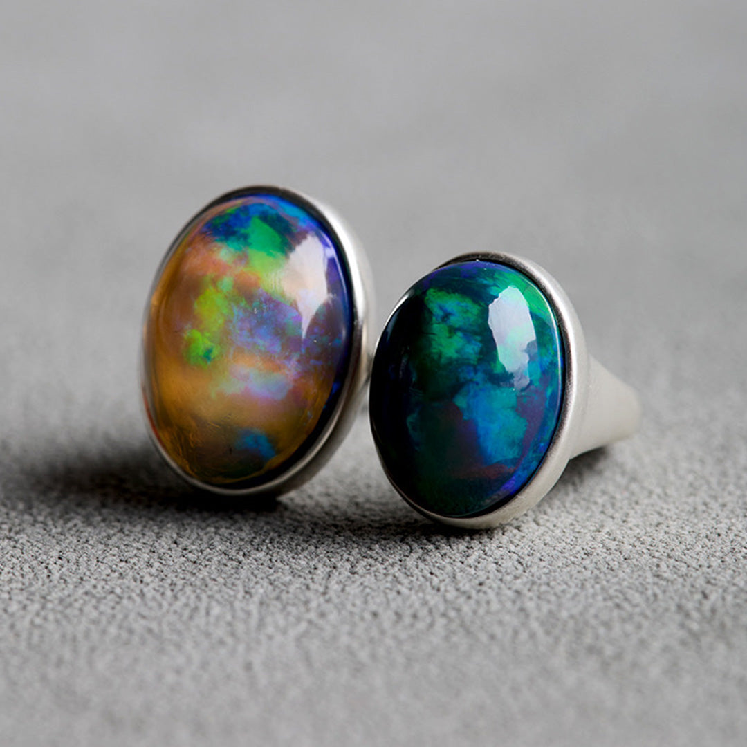 Attracting Prosperity Unique Opal Ring