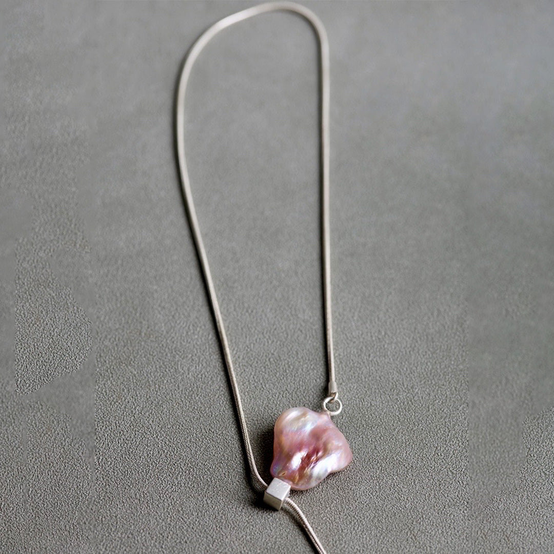 Charisma Bloom Baroque Pearl Lariat Necklace