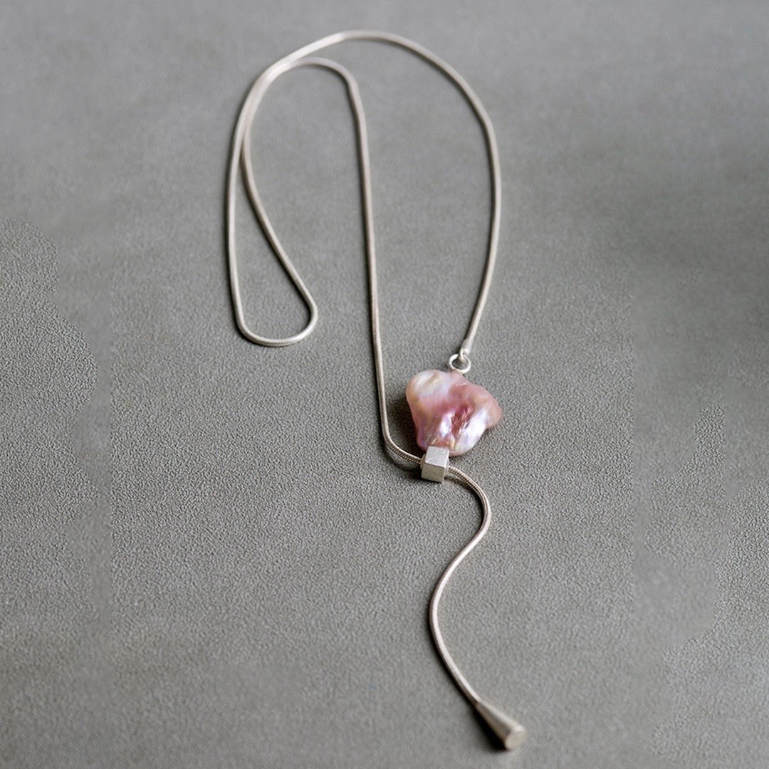 Charisma Bloom Baroque Pearl Lariat Necklace