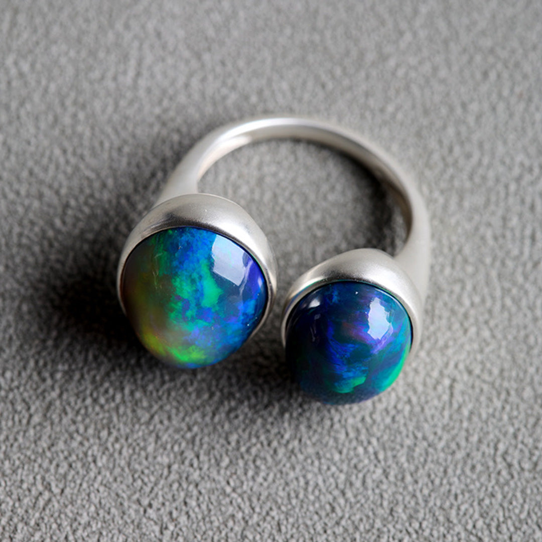 Attracting Prosperity Unique Opal Ring
