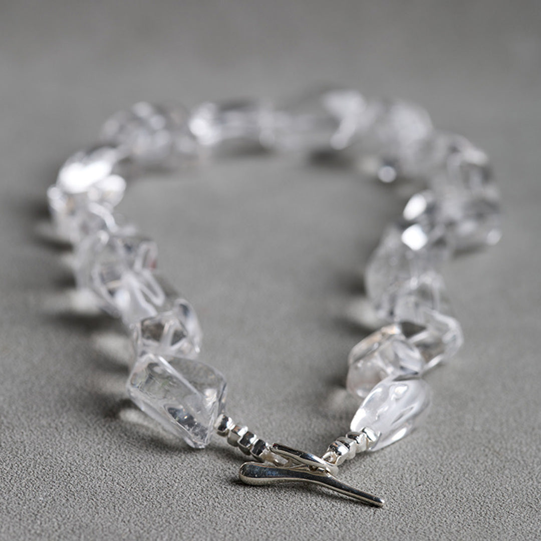 Revitalize Energy Clear Quartz Bead Necklace