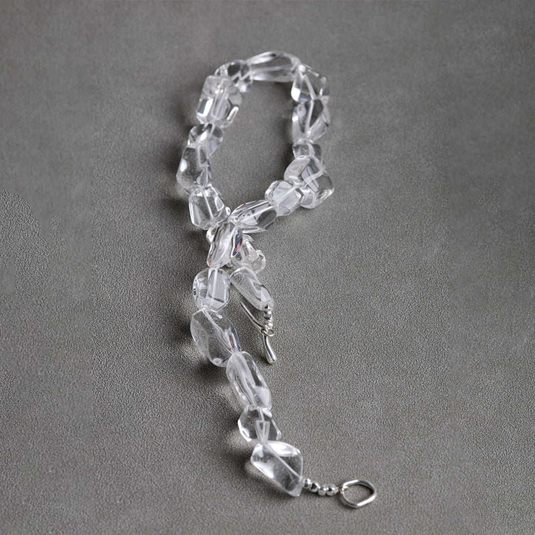 Revitalize Energy Clear Quartz Bead Necklace