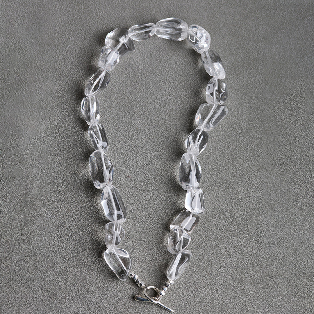 Revitalize Energy Clear Quartz Bead Necklace