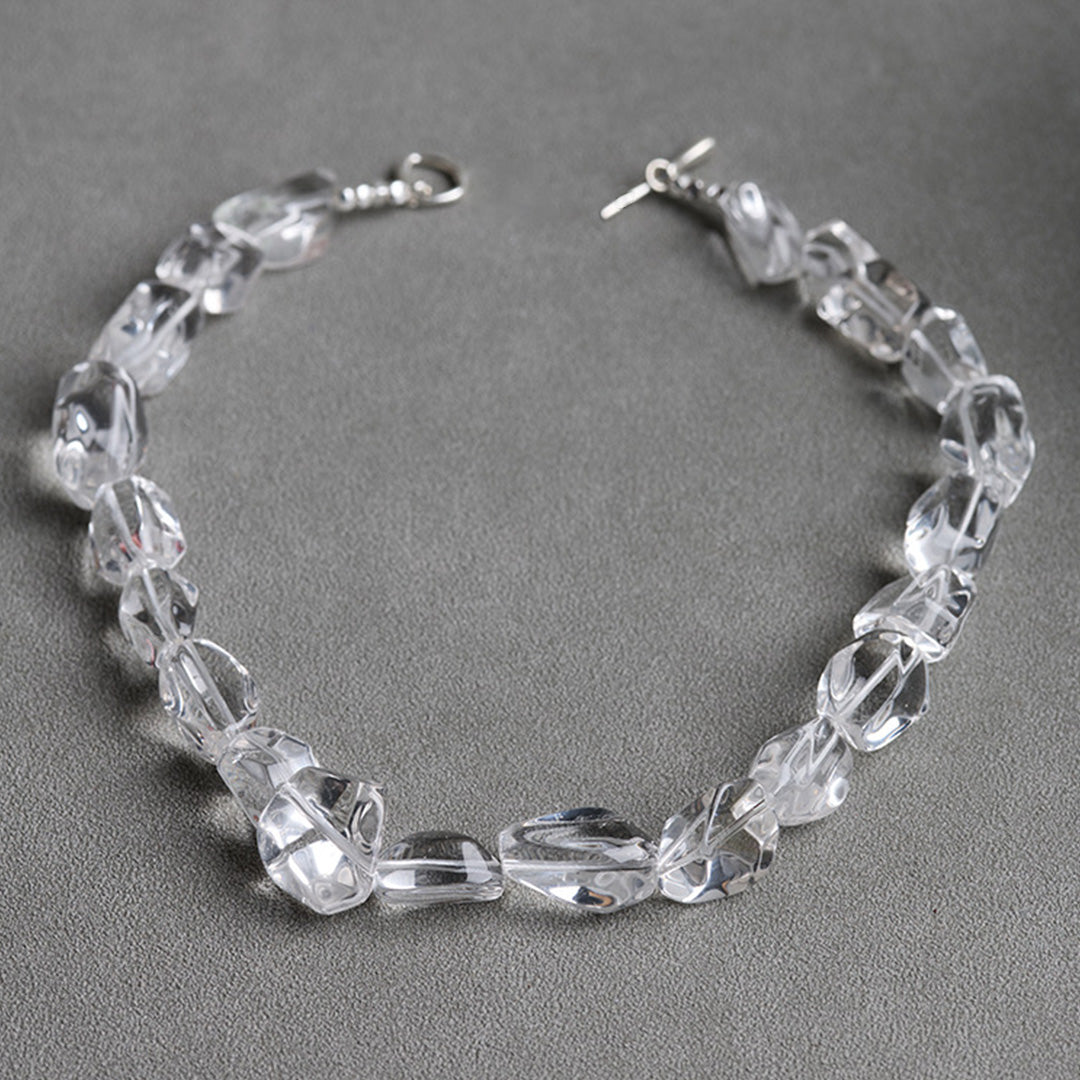 Revitalize Energy Clear Quartz Bead Necklace