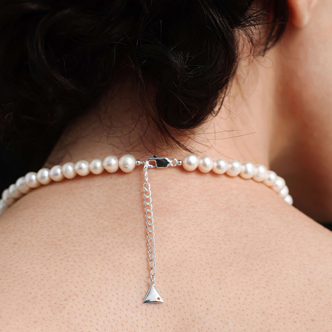 Elegant Amethyst & Freshwater Pearl Necklace