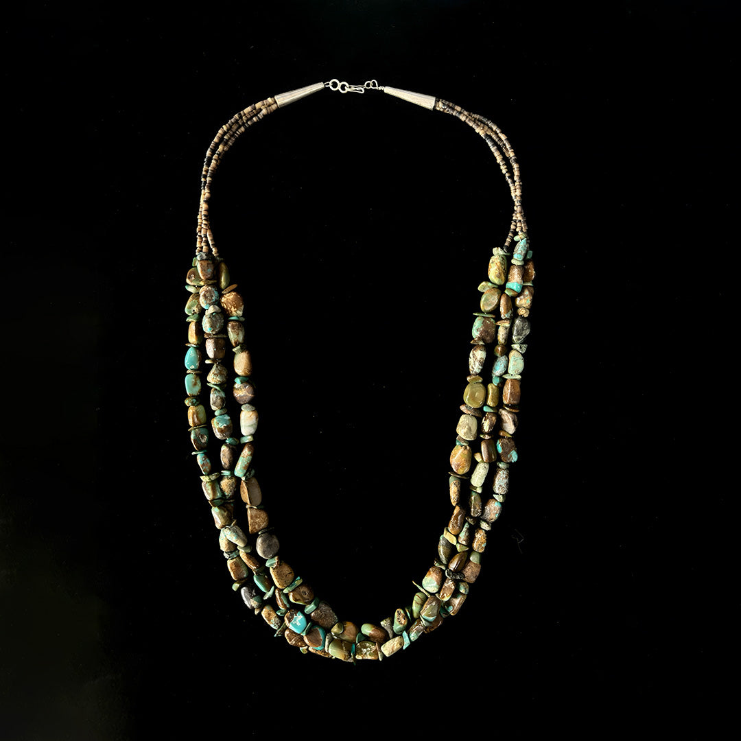 Unique Triple Layer Turquoise Necklace