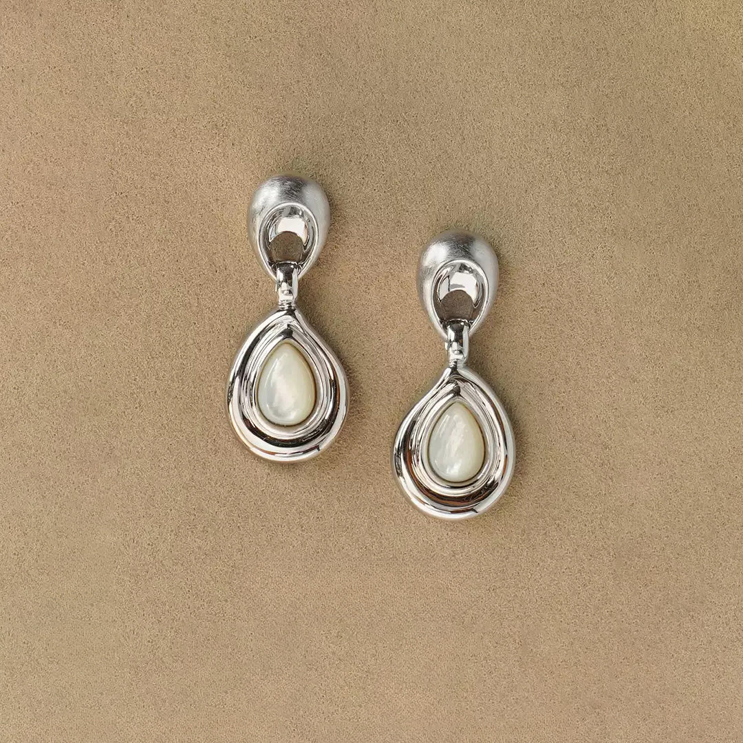 Mist Veil Lapis Lazuli  Sterling Silver Elegant Earring