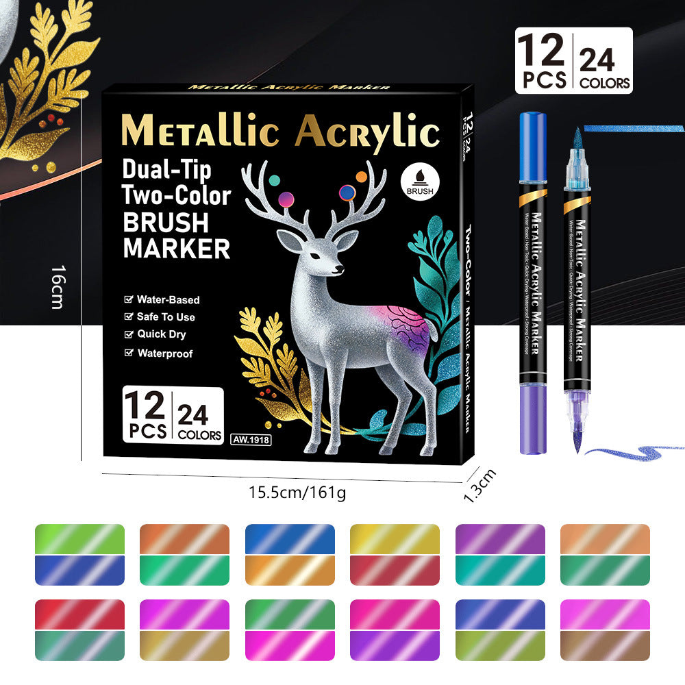 High-Volume Fast Coloring Acrylic Markers for DIY